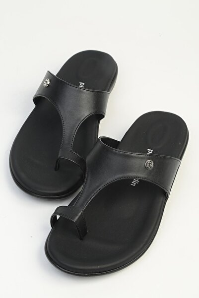 Pierre Cardin Γυναικείες μαύρες σαγιονάρες PC-7812