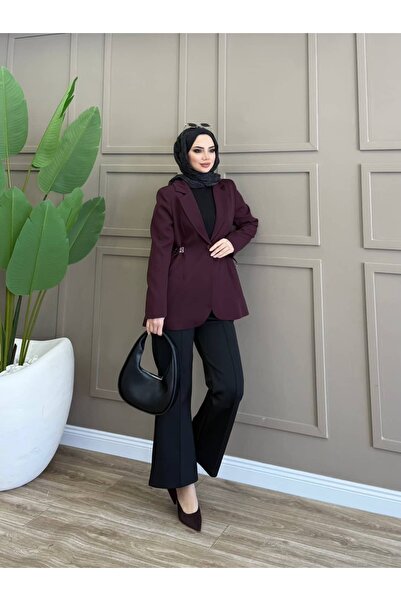 ALLİNOFFİCİAL Yan Detaylı Blazer Ceket
