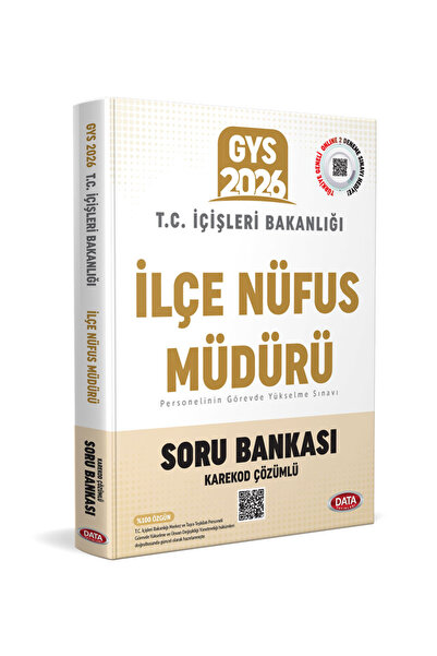 Data Yayınları T.C. İçişleri Bakanlığı İlçe Nüfus Müdürü GYS Soru Bankası -Ka...
