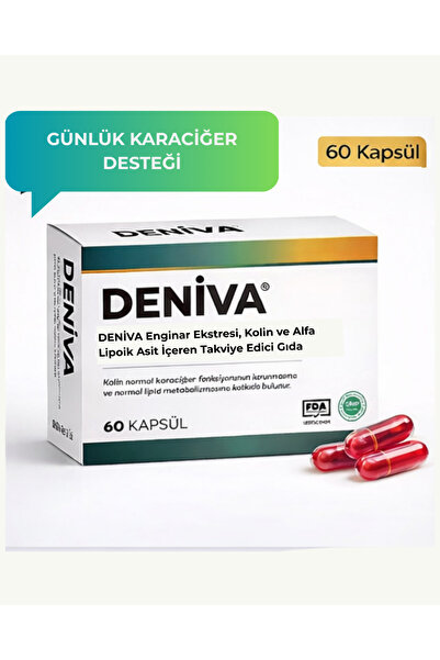 deniva Enginar Ekstresi, Deve Dikeni, Kolin ve Alfa Lipoik Asit Içeren Takviy...
