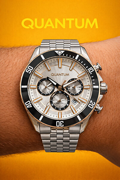 Quantum Men's Wristwatch Sapphire Glass 10 Atm Water Resistant 2 Years Arıkan...