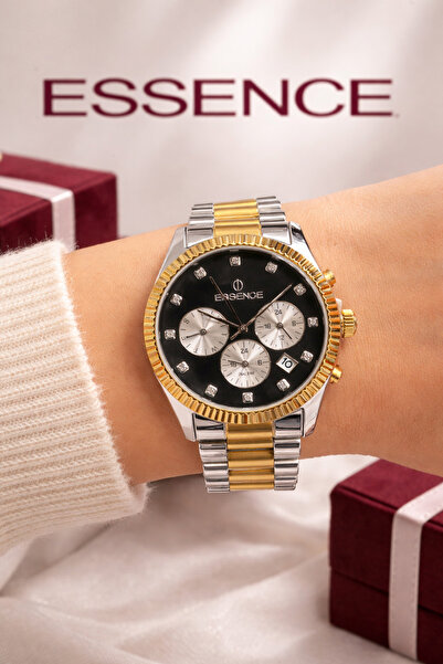 Essence KADIN KOL SAATİ 22 AYAR ALTIN KAPLAMA 5 ATM SU GEÇİRMEZ 2 YIL ARIKAN ...