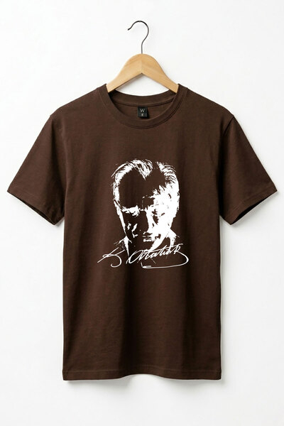 WİDİ Unisex 23 aprilie Mustafa Kemal ATATÜRK cu imprimeu 29 octombrie Regular...