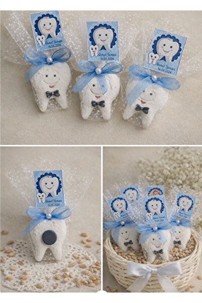 SEMA TASARIM Diş Buğdayı Kokulu Taş Diş Magnet