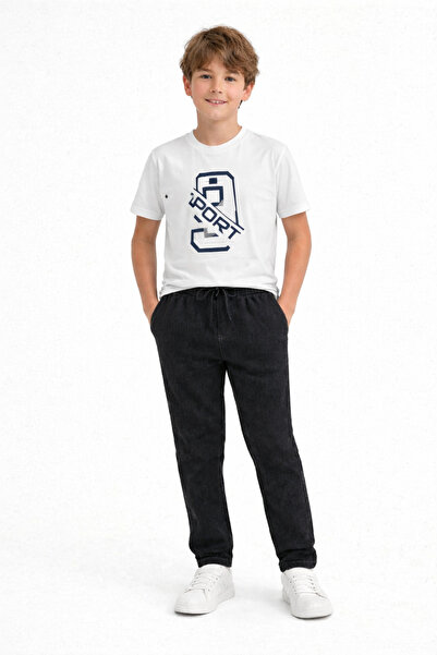 Eficix Costum de sărbătoare din 3 piese pentru băieți, jachetă, tricou, panta...