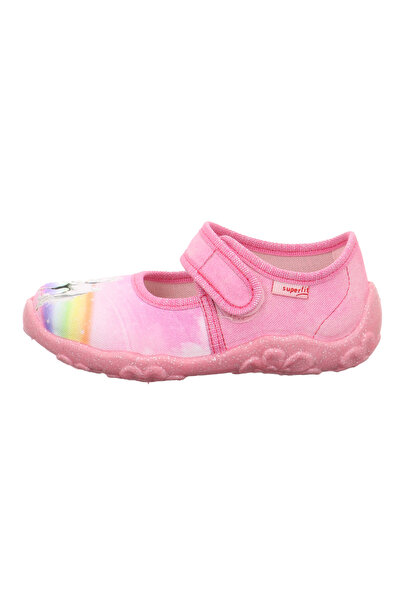 Superfit Bonny Kız Çocuk Ev Kreş Ayakkabısı Beyaz At - Pembe 000281-5540