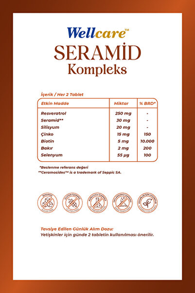 Wellcare Seramid Kompleks 60 Tablet