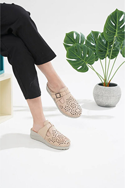 SHOUGO Orthopedic Genuine Leather Slipper Suitable for Heel Spurs and Bone Pr...