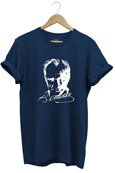 WİDİ Unisex Βαμβάκι Απριλίου Μουστάφα Κεμάλ ΑΤΑΤΟΥΡΚ με τύπωμα 29 Οκτωβρίου Κ...