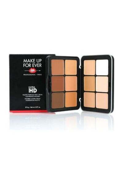 Make Up Worlds باليت كريم أساس ألترا إتش دي متعدد الألوان من ميك أب فور إيفر