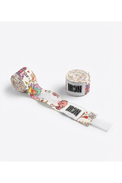 THE IRON Kız Çocuk Boks Kickboks Muaythai Bandajı - Çizgi Film Karakterli 2.1...