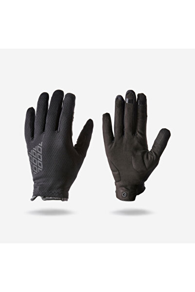 Decathlon Rockrider 100 Bisiklet Eldiveni Siyah