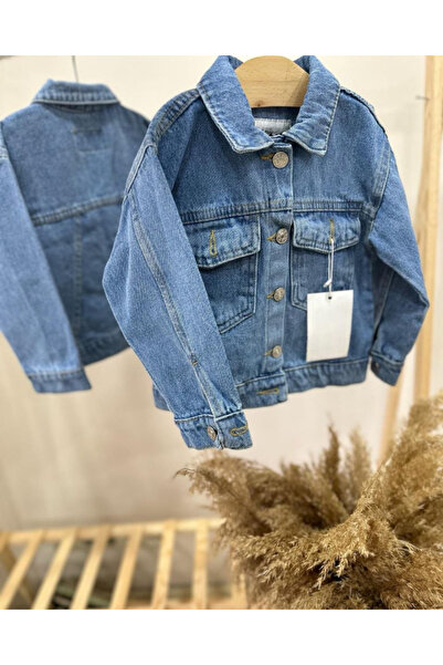 Lily and Co Unisex Kids Classic Blue Jean Jacket