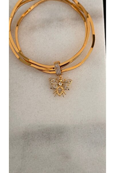 mibrillo Taşlı Arı Ajda Charmı yada Kolye Ucu