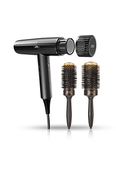 JRL PROFESSIONAL Set Uscator de par - JRL FORTE PRO - Negru - FP2020H + Perie...