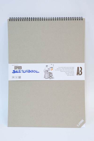 Lems Experto A3 Sert Kapak 200 Gr. 80 Syf. 40 Yaprak Sketchbook Eskiz Defteri...