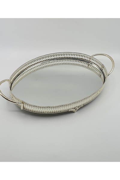 UBİ Metal oval tepsi orta