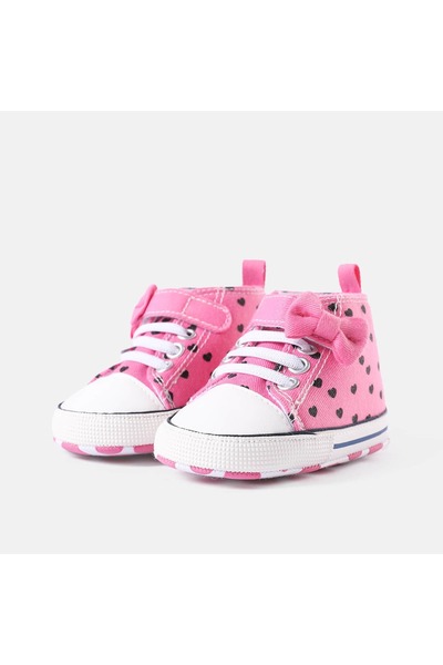 OEM Sneakerși pentru bebeluși cu imprimeu de inimă