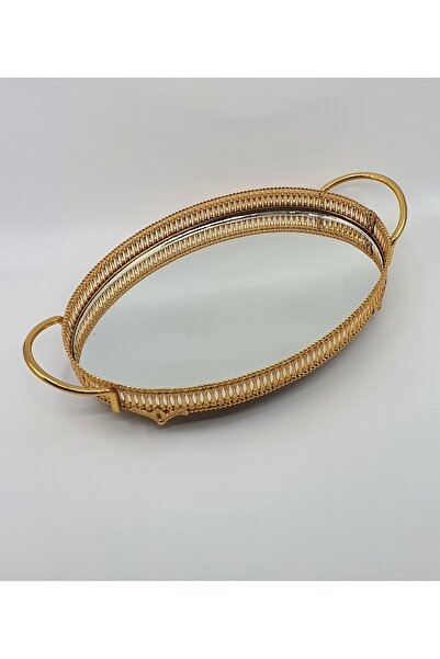 UBİ Metal oval tepsi orta