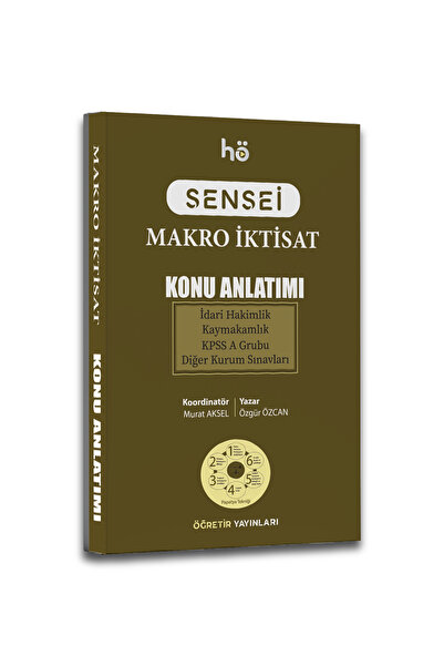 hukuk öğretir makro iktisat konu anlatımlı kitap kaymakamlık - idari hakimlik...