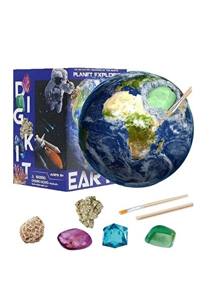 UKR Earth Digging Toys Gems Kit – STEM Educational Geology Set for Kids – Tre...