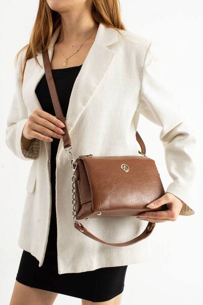 Asel Women's Chain Strap Piece Set and Adjustable Crisscross Straps Multi-Com...