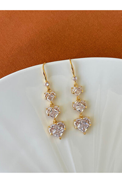Take Two By Styli Embellished Drop Earrings