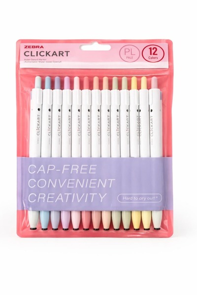 Zebra Clickart PL 12 Colors Su bazlı Marker Set