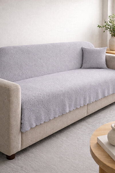 ÖZLÜ TEKSTİL Modern Soft-Textured Multi-Purpose Sofa Cover 190 X 250