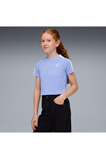 Puma T7 Παιδικό Μωβ Μπλουζάκι
