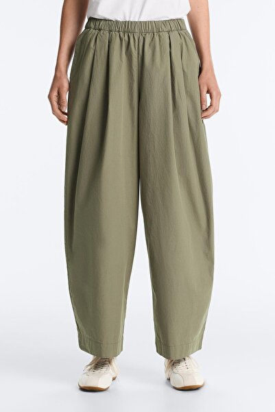 Oysho %100 pamuklu, pilili, dar paça pantolon