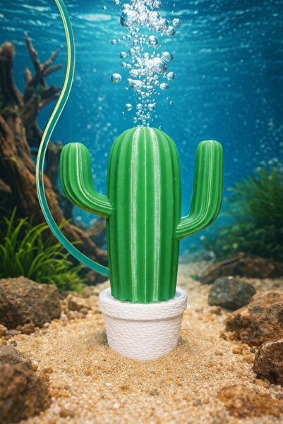 MD×JOA Akvaryum Hava Taşı Kaktüs Şeklinde Hava Taşı Her Türlü Akvaryum Motoru...