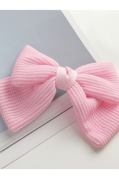 Take Two By Styli Pink Bow Hair Clip