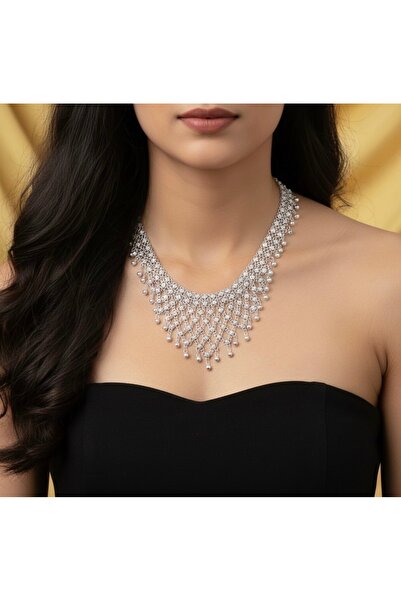 MİR GÜMÜŞ 925 ayar Telkari işlemeli Kişniş Akıtma Gümüş kolye