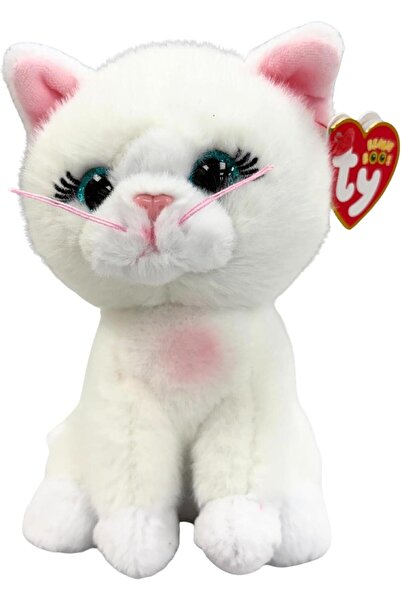 TY Beanie Boos White Cat Amelia 15 cm