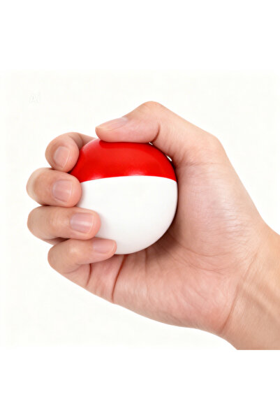 Glanart avuç içi stres topu, esnek el egzersizi topu zıpzıp top 6,3 cm 1 adet