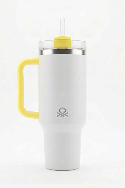 United Colors of Benetton Be-Kct100-S Steel Thermos 900 Ml. Yellow