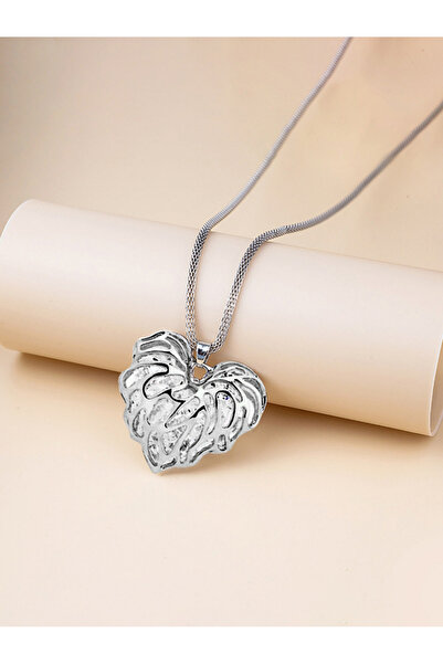 Take Two By Styli Crystal Heart Necklace