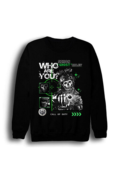 fame-stoned Call Of Duty - Ghost - Simon Riley - Game cu imprimeu Unisex bumb...