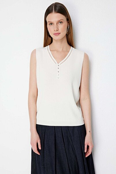 ON Διακοσμητική Μπλούζα με Κουμπιά και Κορδόνια