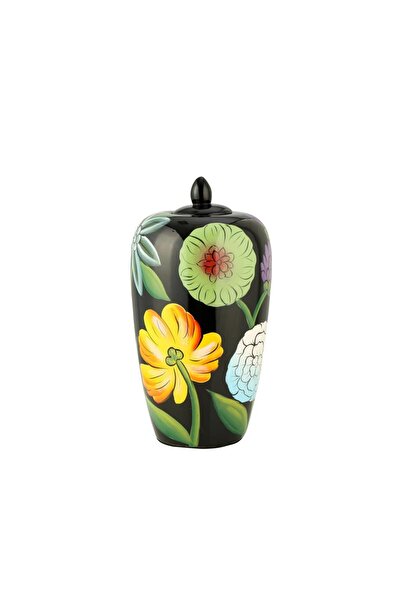 Vitale Flower Pattern Vase 21X38 cm