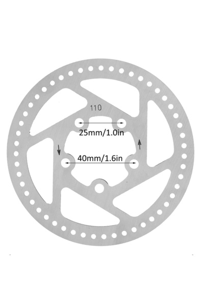 RYDE Disc de frână 110 mm pentru trotinete electrice Xiaomi