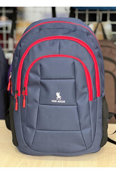 vier adler münster laptop bölmeli günlük sırt çantası okul çantası