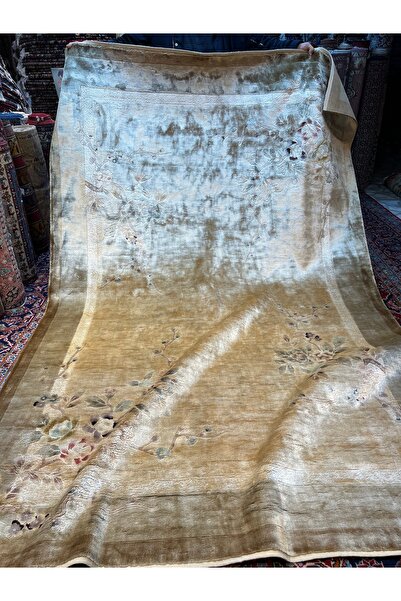 RD RAMAZAN DAĞ EL HALI SANATI El Dokuma Çin İpek Halısı Ebat 275x183