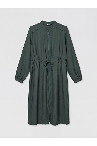 LC Waikiki Özmarka Νέα Σεζόν Hakim Yaka Beli Με σούρες Γυναικείο τουνίκ