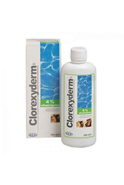 ICF Sampon Clorexiderm 4%,pentru caini si pisici, 250 ml