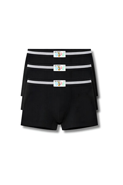 Yıldız Çamaşır 3'lü Çocuk %100 Pamuk Boxer