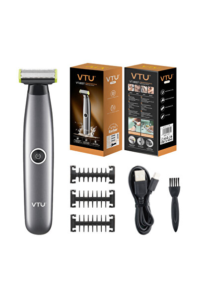 VTU Masina tuns+ras, VTU, 5W, lame otel inoxidabil, 120 min autonomie, incarc...