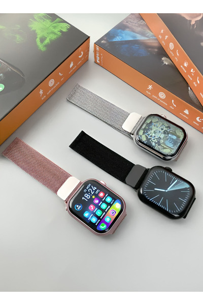 M10 ✨ ساعة M101 الذكية المميزة - مكالمات بلوتوث، ومراقبة معدل ضربات القلب ومس...