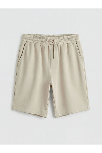 LC Waikiki Beige Standard Fit Men's Shorts